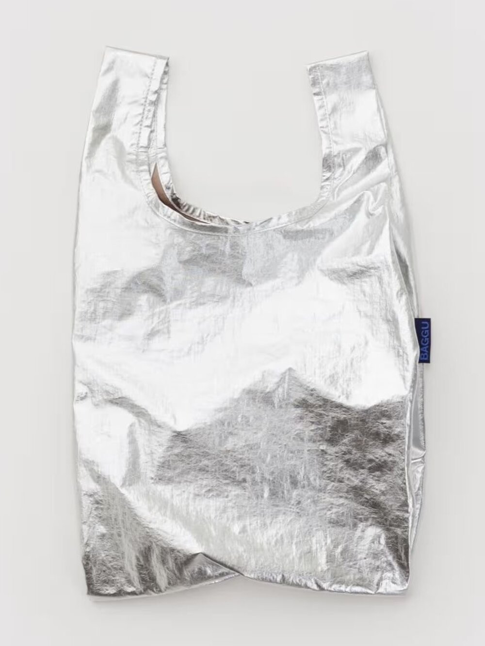 NWT Baby Baggu - Chrome Metallic